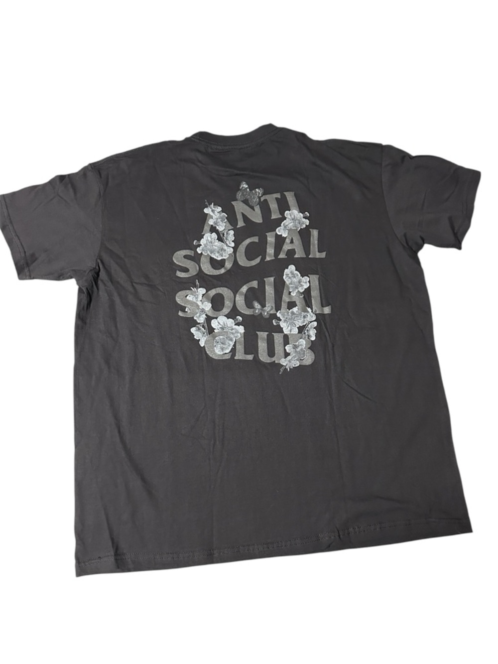 Anti Social Social Club Floral Logo Tee Black XL ASSC T-Shirt